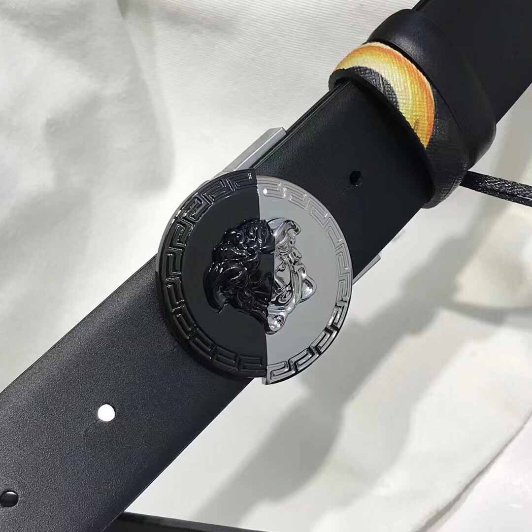 Versace Leather Belt   35mm - DopestKickz