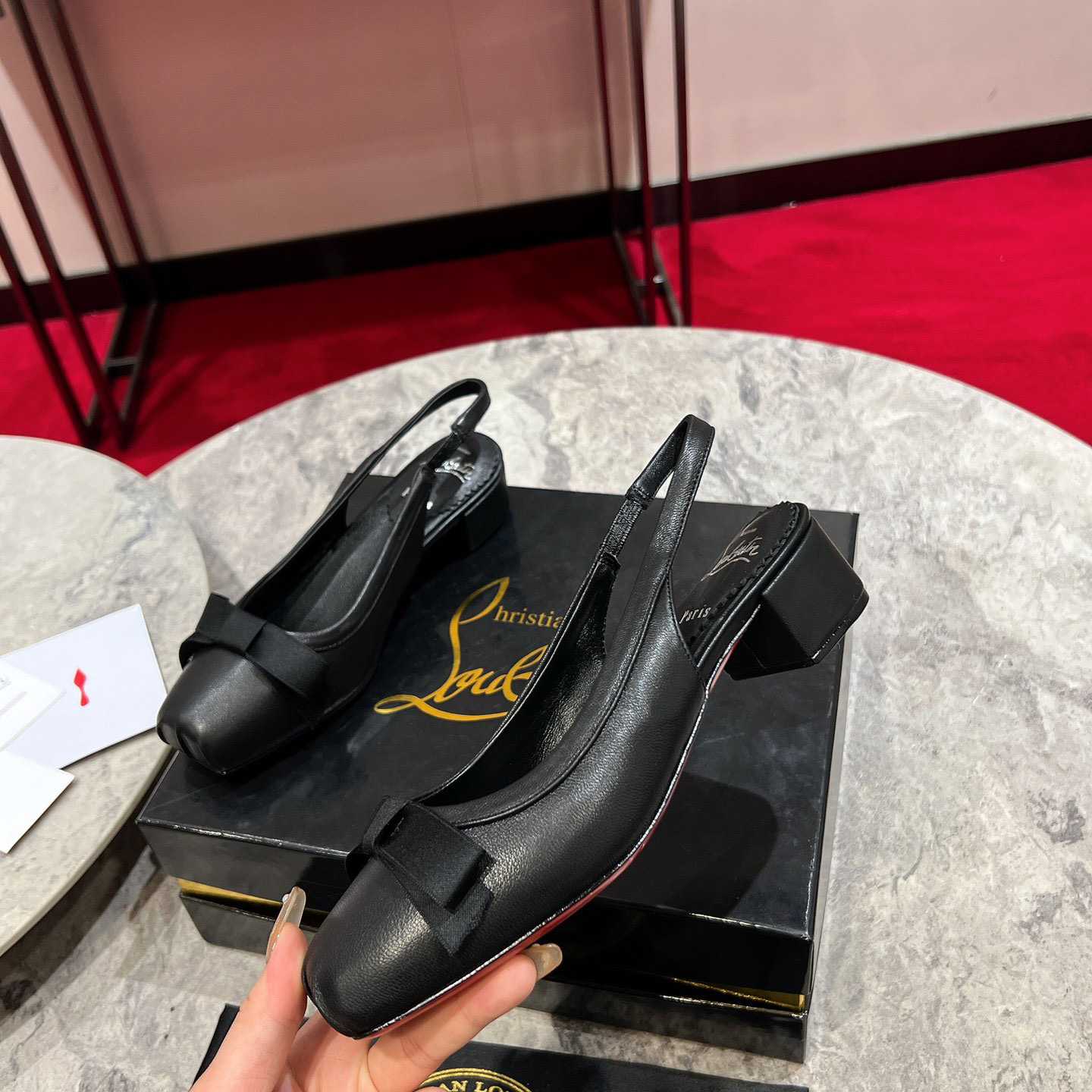 Christian Louboutin Mamaflirt Sling Pump  - DopestKickz