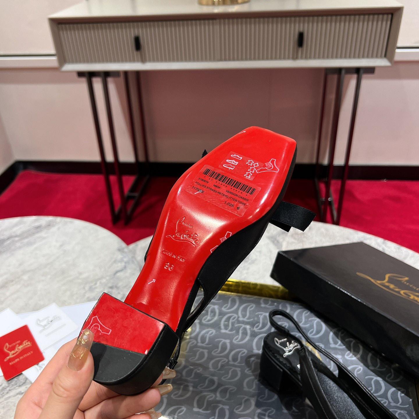 Christian Louboutin Mamaflirt Sling Pump  - DopestKickz