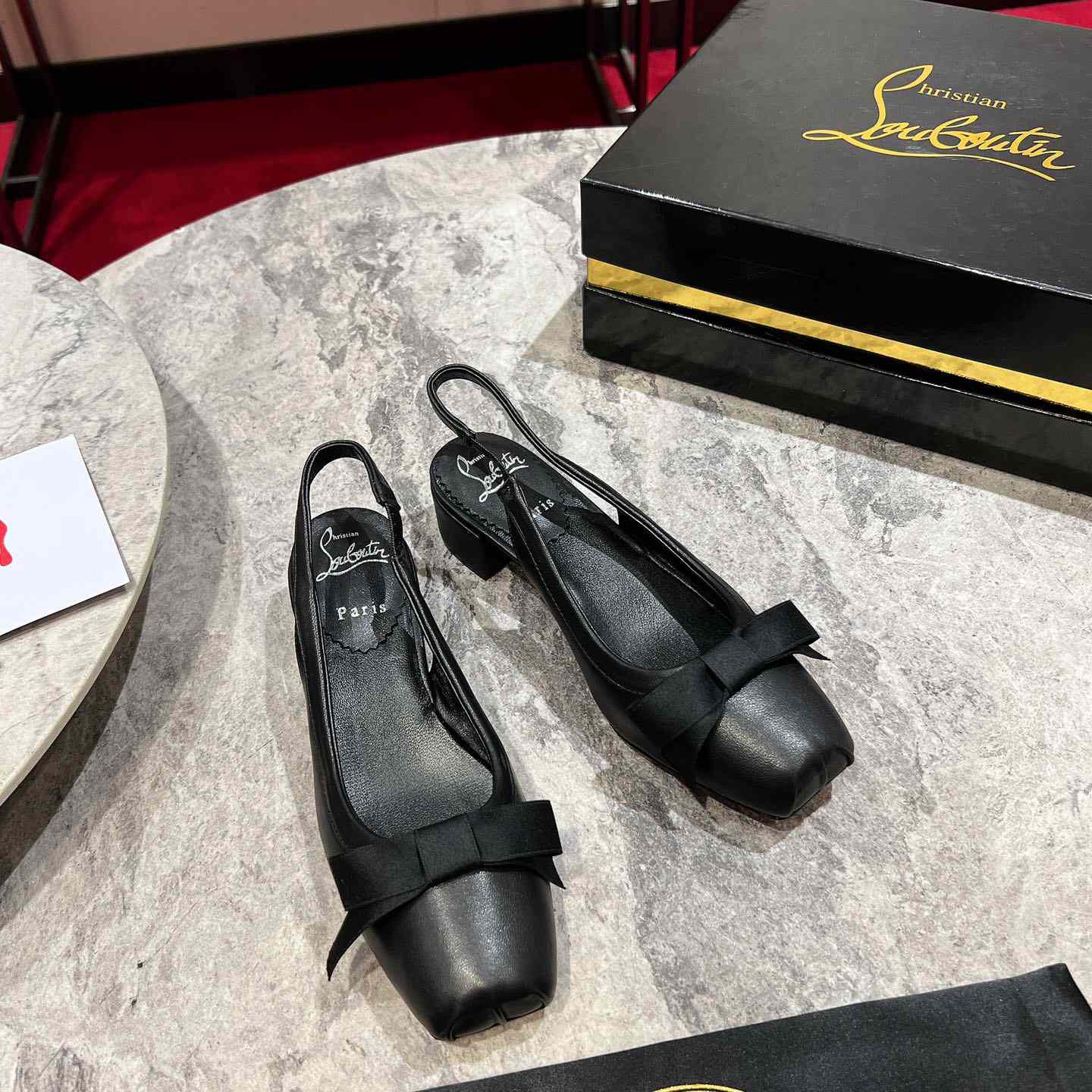 Christian Louboutin Mamaflirt Sling Pump  - DopestKickz