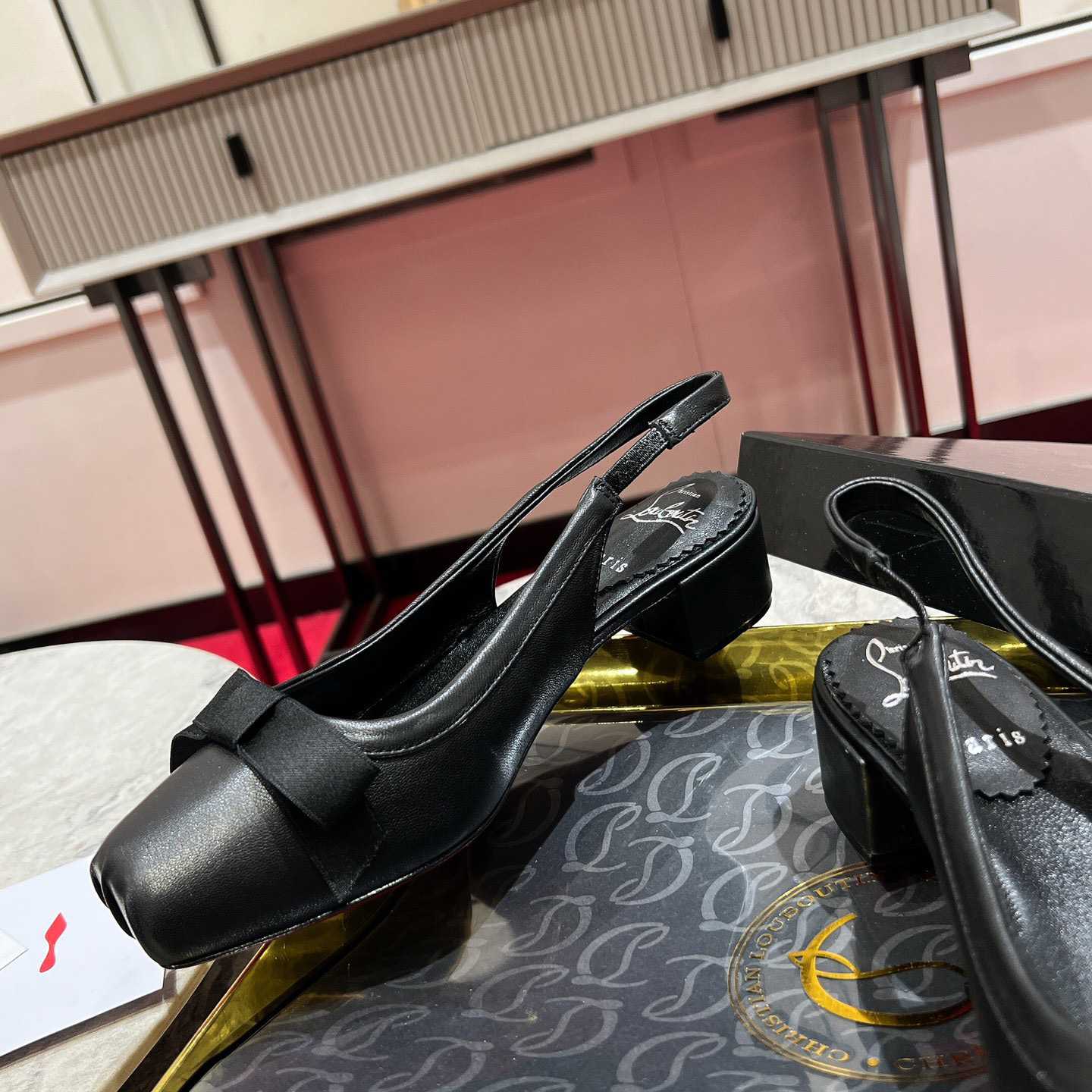 Christian Louboutin Mamaflirt Sling Pump  - DopestKickz