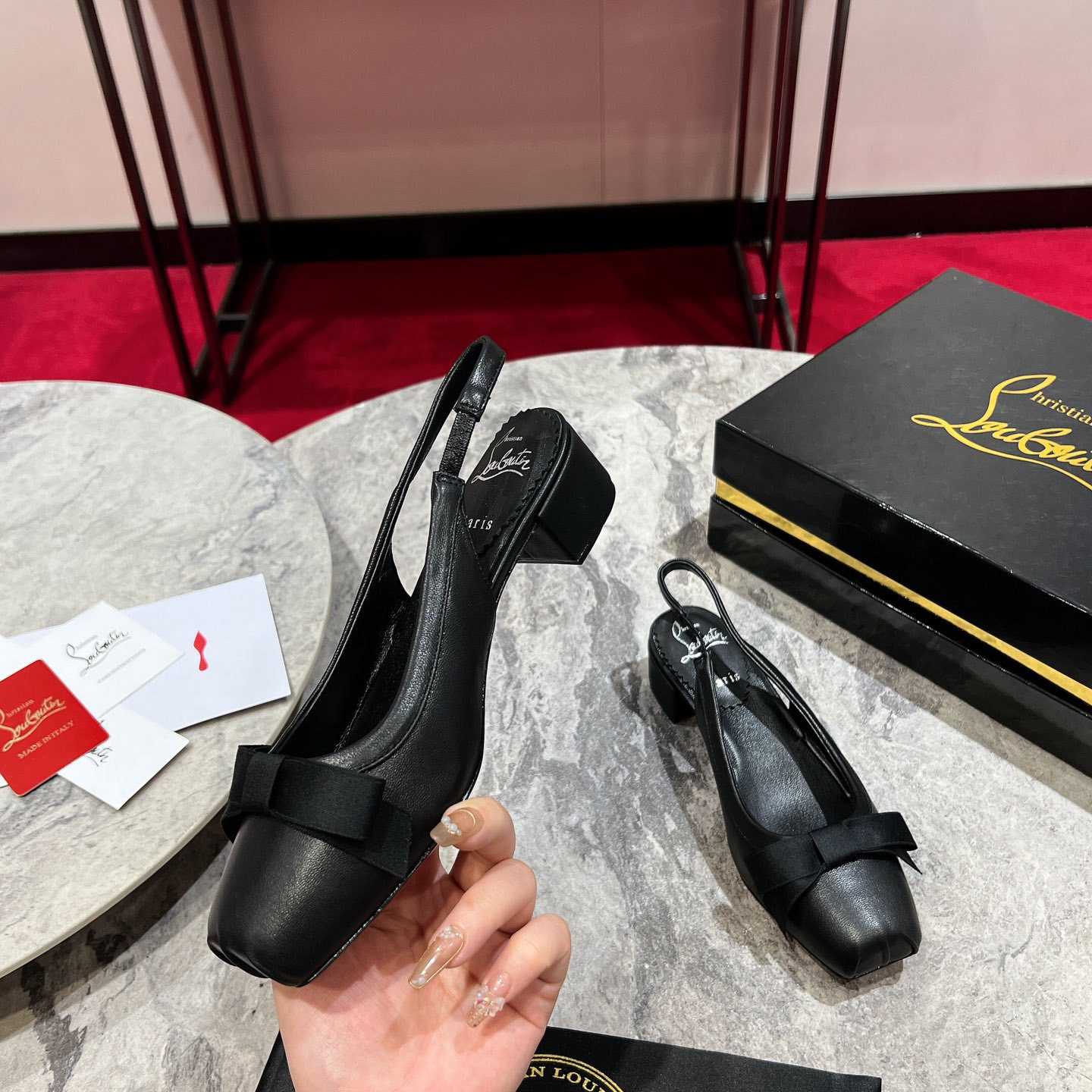 Christian Louboutin Mamaflirt Sling Pump  - DopestKickz