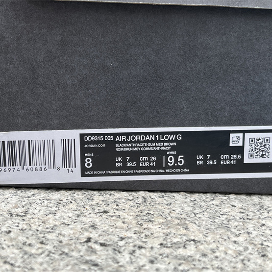 Jordan Air Jordan 1 Low Golf “Black Gum” Sneakers     DD9315-005 - DopestKickz