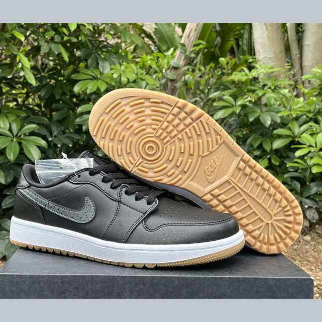 Jordan Air Jordan 1 Low Golf “Black Gum” Sneakers     DD9315-005 - DopestKickz