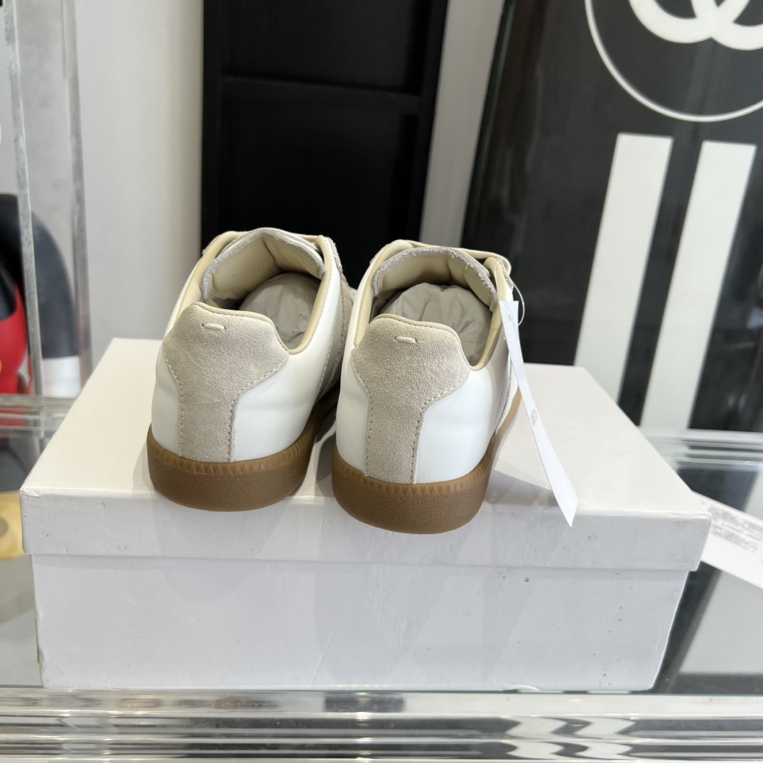 Maison Margiela Suede And Fabric Sneakers - DopestKickz