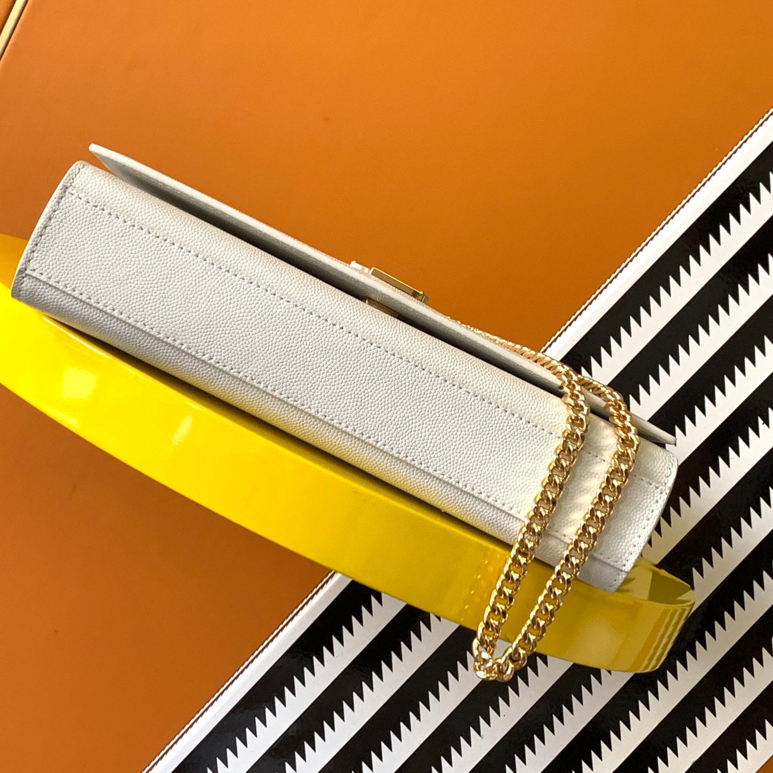 Saint Laurent Kate Medium In Grain De Poudre Embossed Leather - DopestKickz