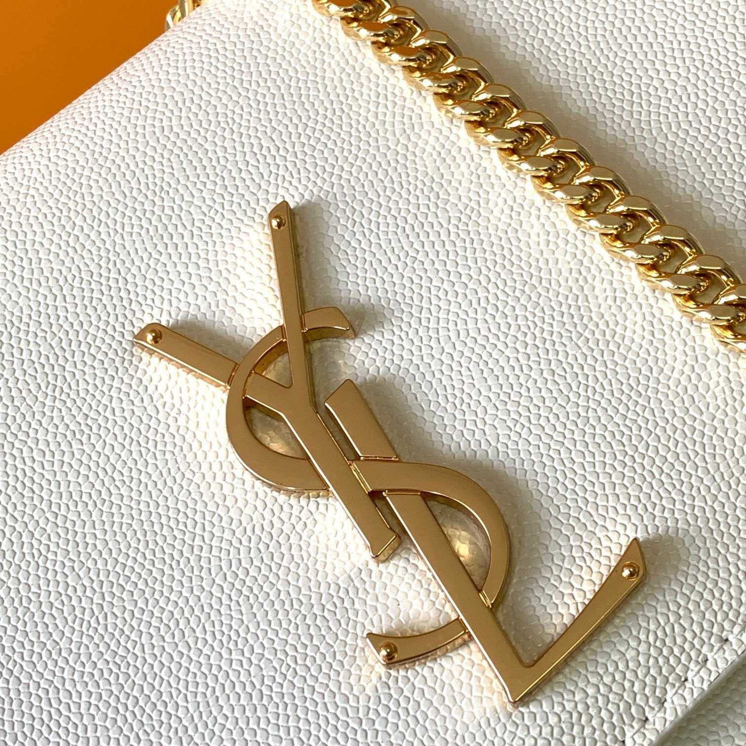 Saint Laurent Kate Medium In Grain De Poudre Embossed Leather - DopestKickz