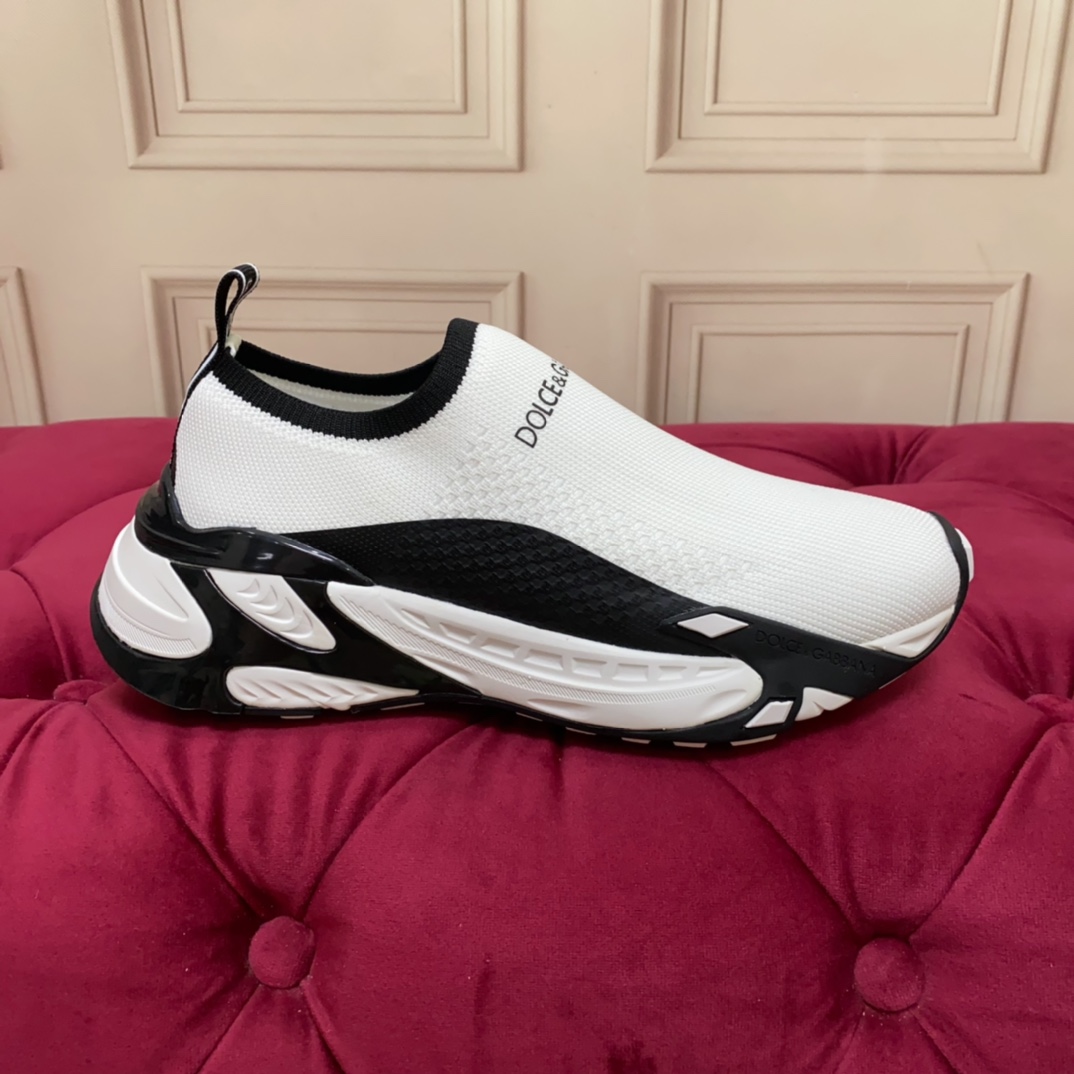 Dolce & Gabbana Stretch Mesh Fast Sneaker 'White' - DopestKickz