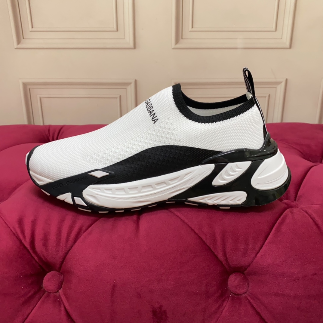 Dolce & Gabbana Stretch Mesh Fast Sneaker 'White' - DopestKickz