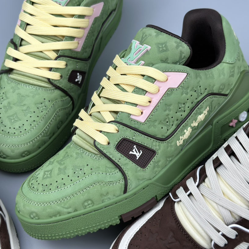 Louis Vuitton x Tyler LV Trainer Sneaker   - DopestKickz