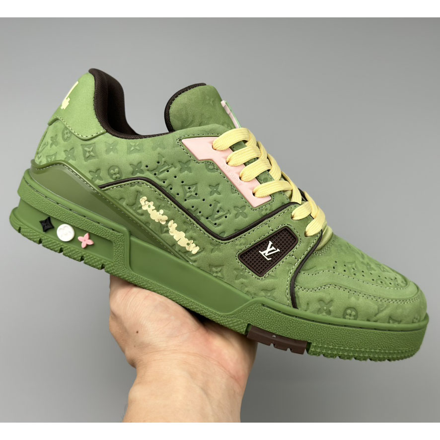 Louis Vuitton x Tyler LV Trainer Sneaker   - DopestKickz