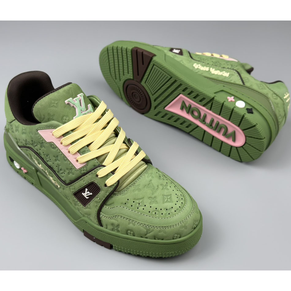 Louis Vuitton x Tyler LV Trainer Sneaker   - DopestKickz