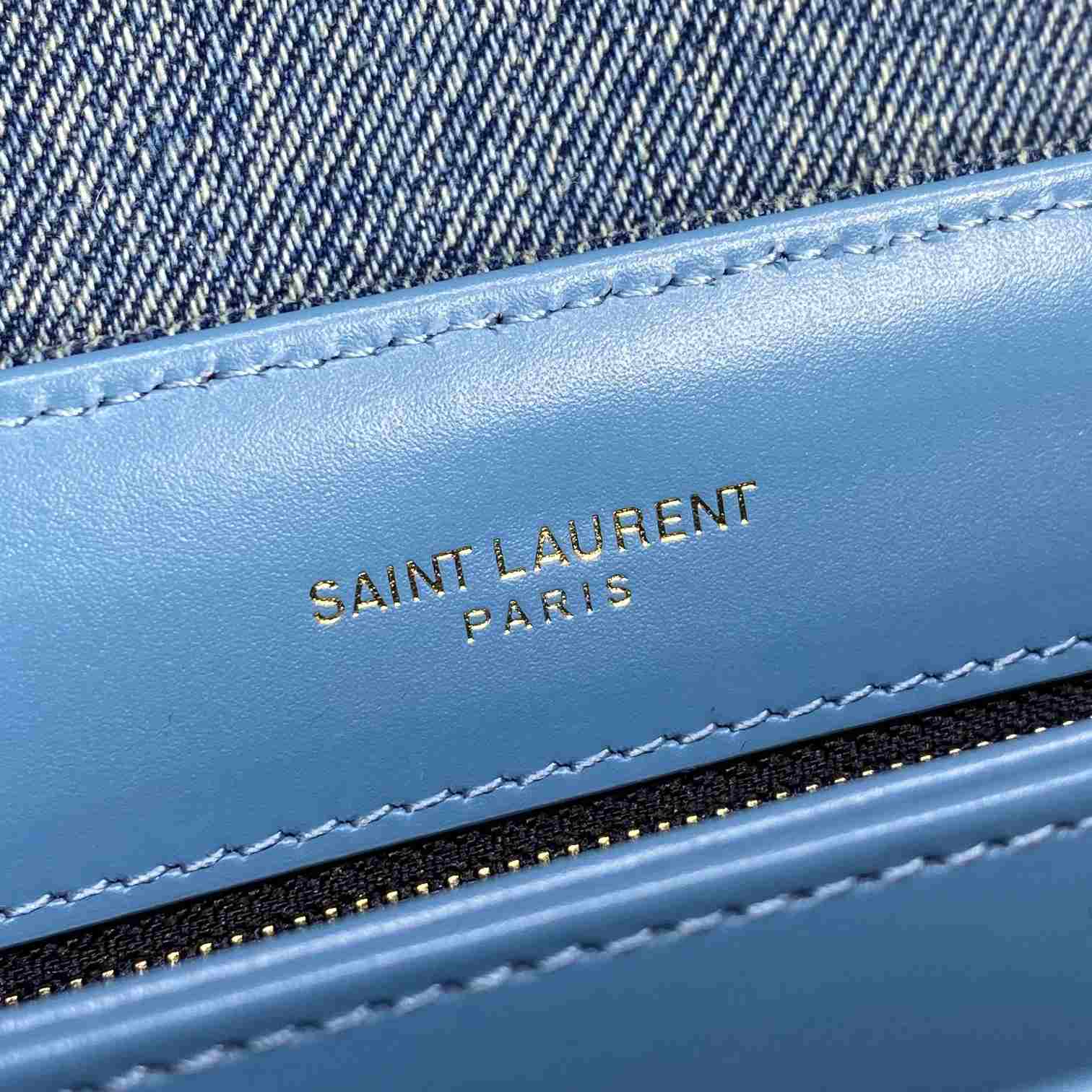 Saint Laurent Denim Shoulder Bag （0x7x15cm） - DopestKickz
