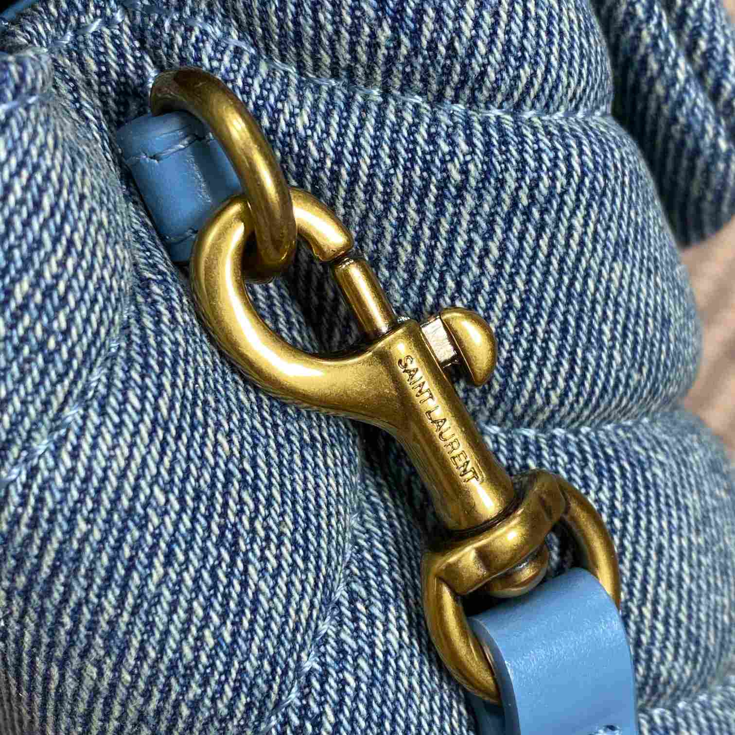 Saint Laurent Denim Shoulder Bag （0x7x15cm） - DopestKickz