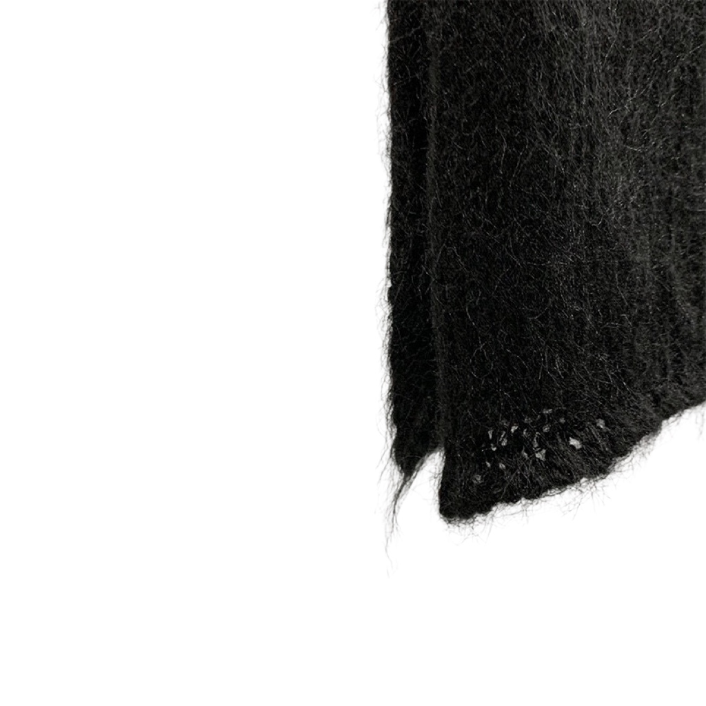 Rick Owens Ziggy Ripped Knitted Skirt - DopestKickz