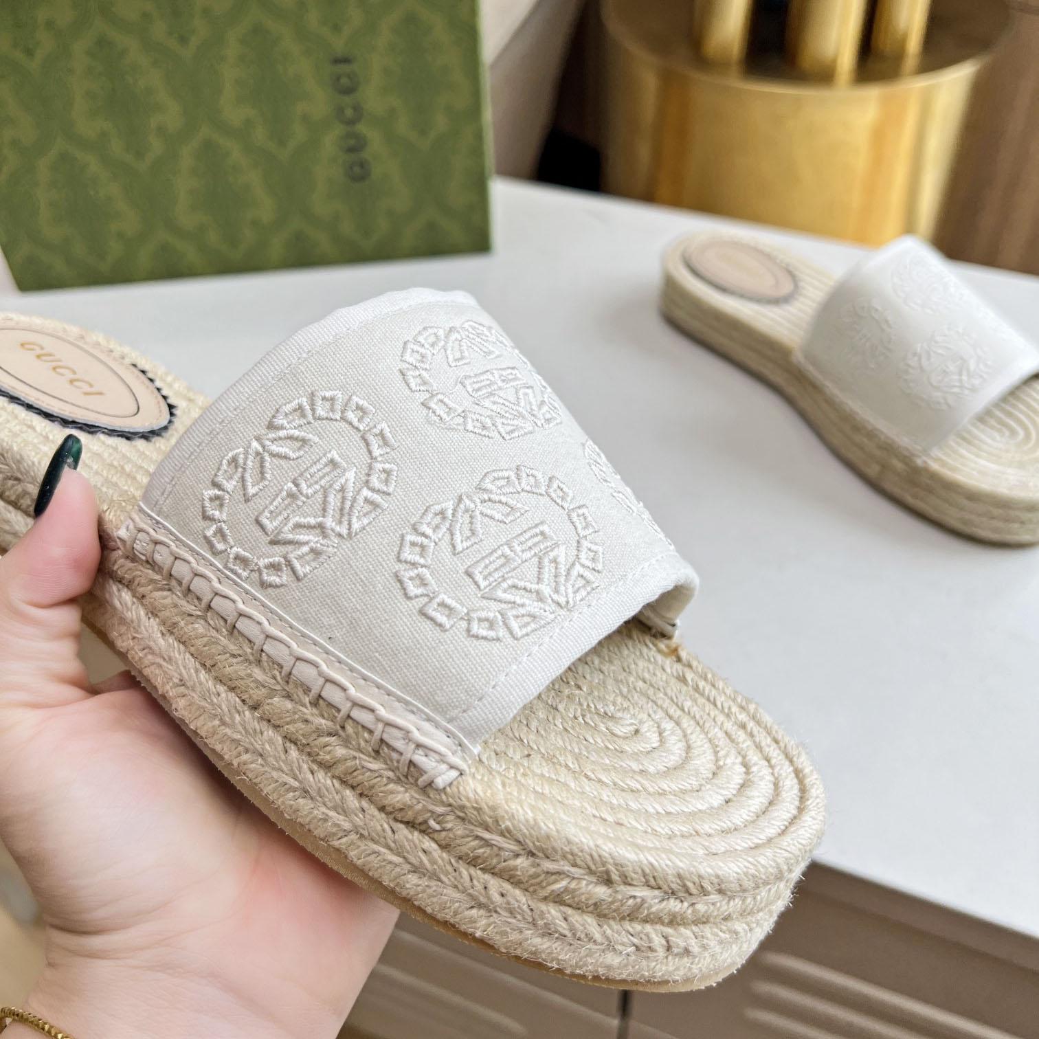 Gucci Women's Interlocking G Espadrille Sandal - DopestKickz