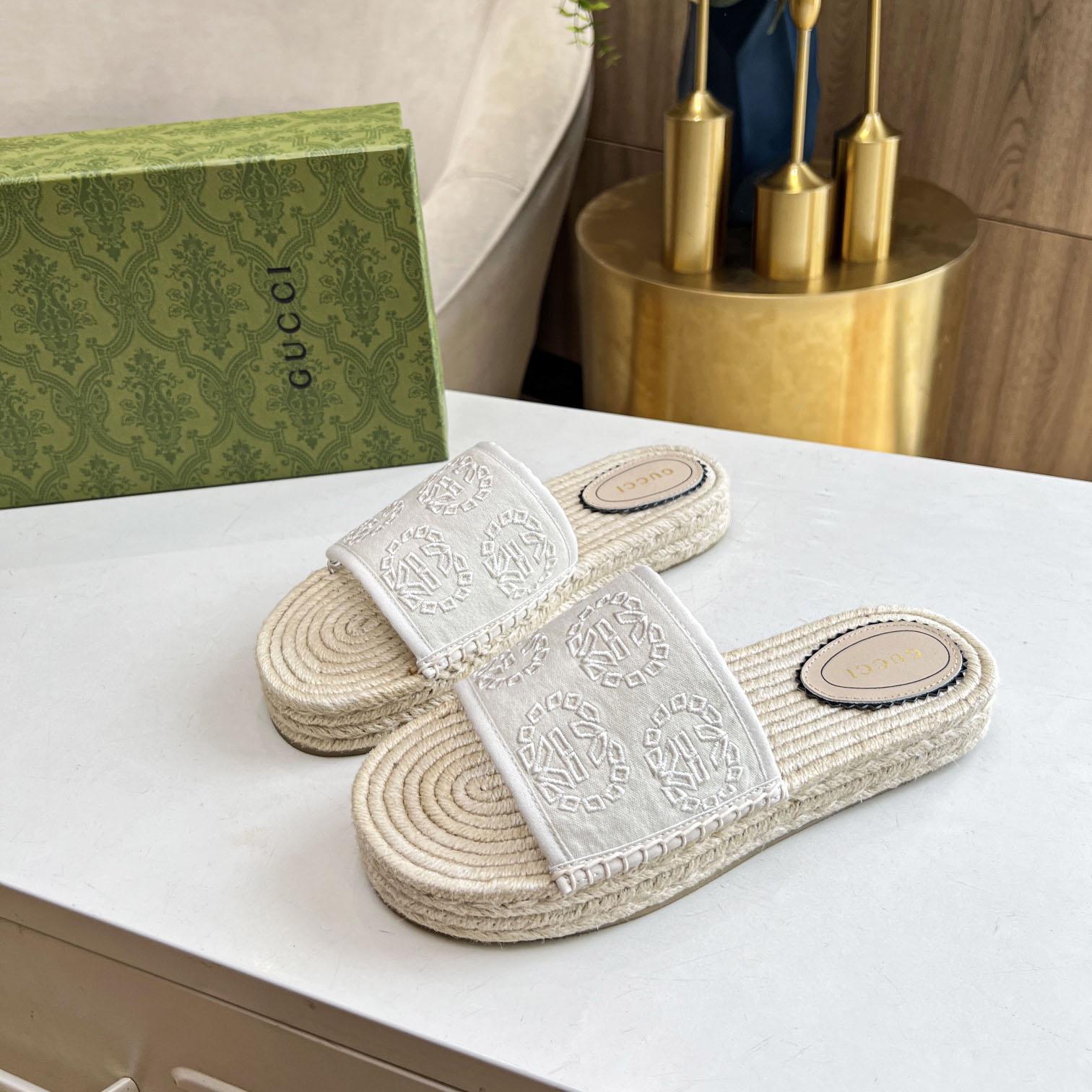 Gucci Women's Interlocking G Espadrille Sandal - DopestKickz