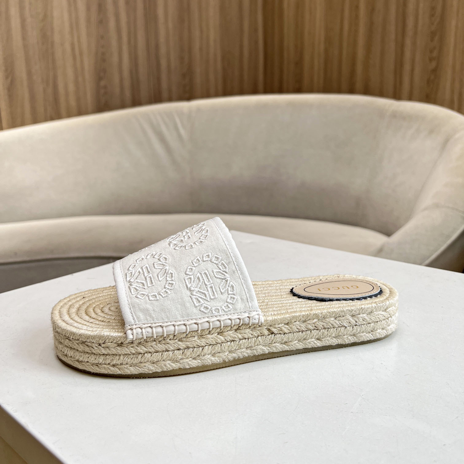 Gucci Women's Interlocking G Espadrille Sandal - DopestKickz