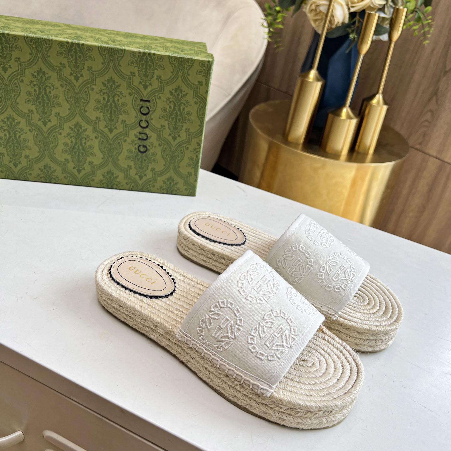 Gucci Women's Interlocking G Espadrille Sandal - DopestKickz