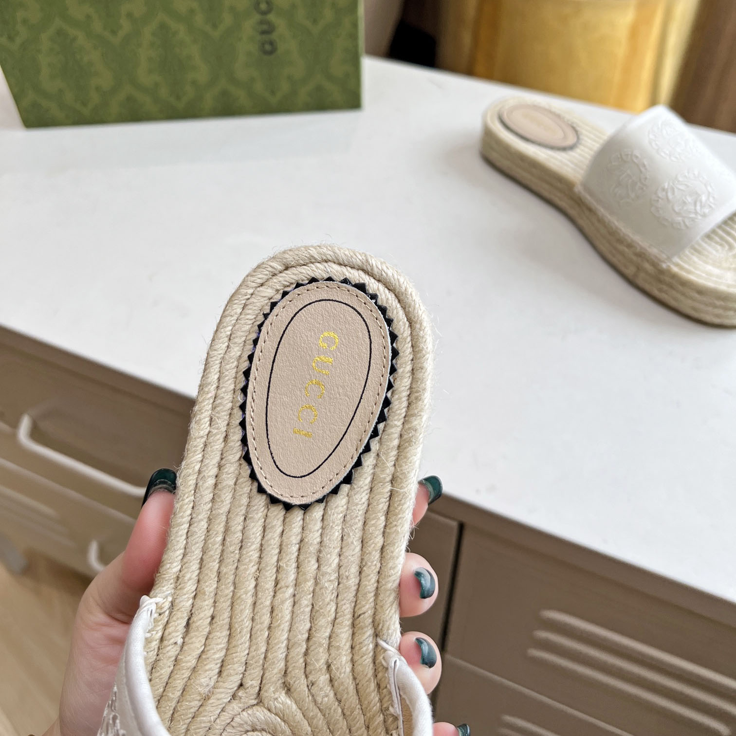 Gucci Women's Interlocking G Espadrille Sandal - DopestKickz