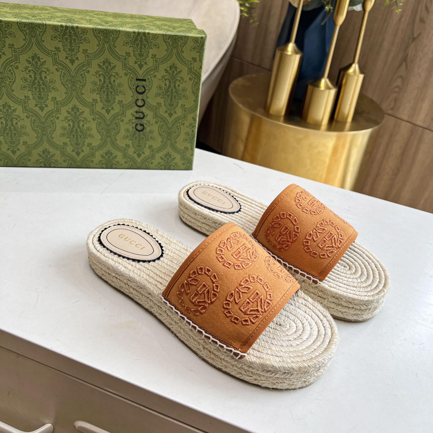 Gucci Women's Interlocking G Espadrille Sandal - DopestKickz