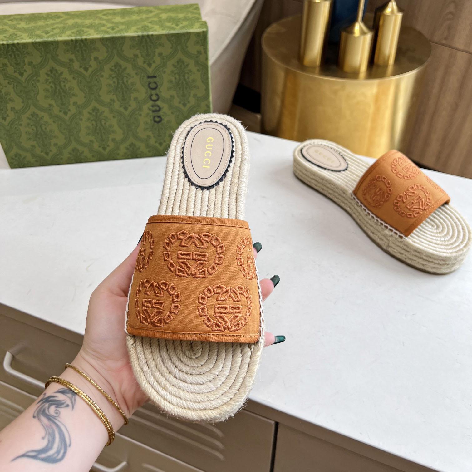 Gucci Women's Interlocking G Espadrille Sandal - DopestKickz