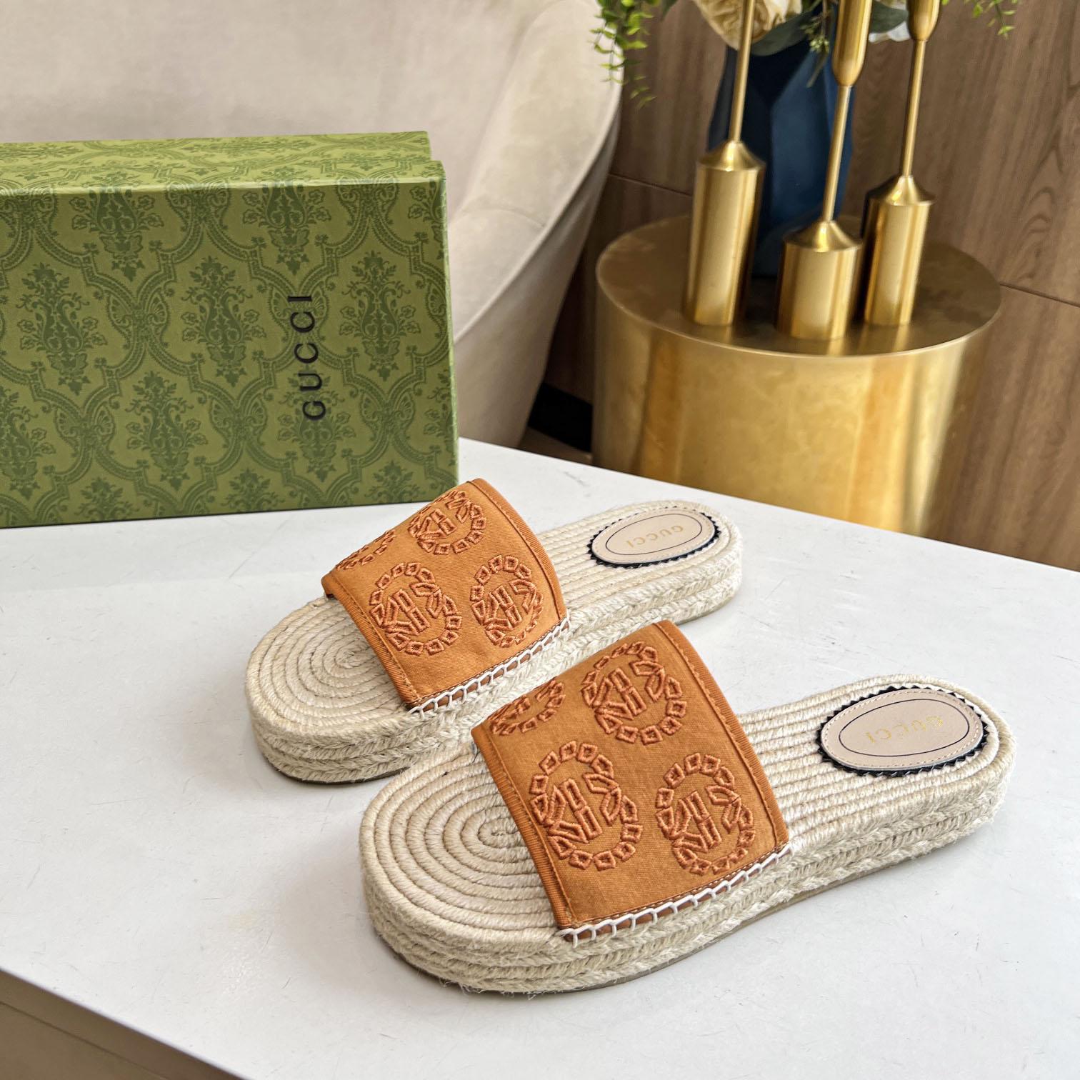 Gucci Women's Interlocking G Espadrille Sandal - DopestKickz