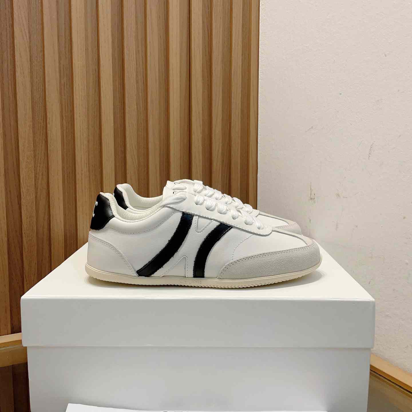 Celine Jogger Low Lace-up Sneaker In Calfskin & Suede Calfskin - DopestKickz