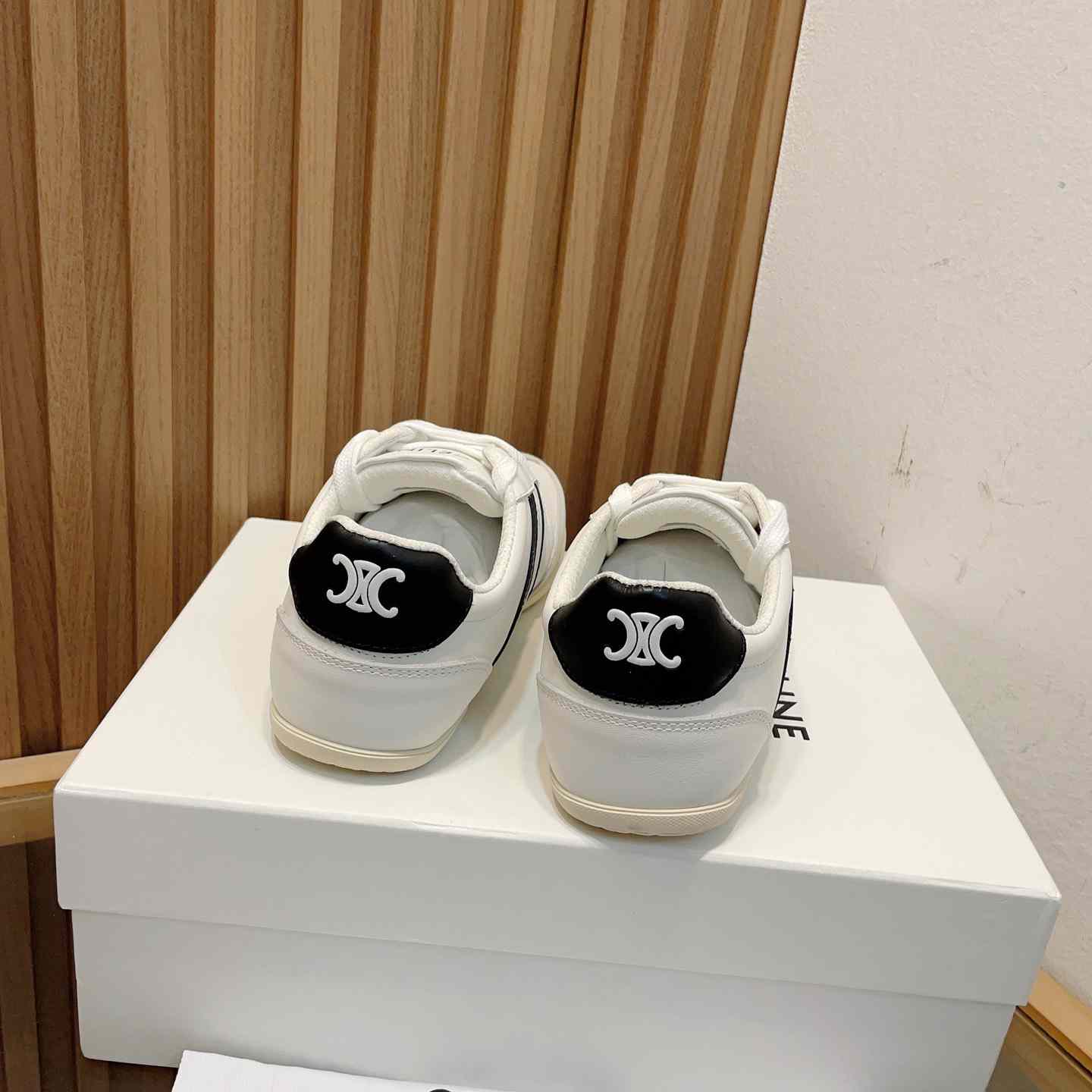 Celine Jogger Low Lace-up Sneaker In Calfskin & Suede Calfskin - DopestKickz