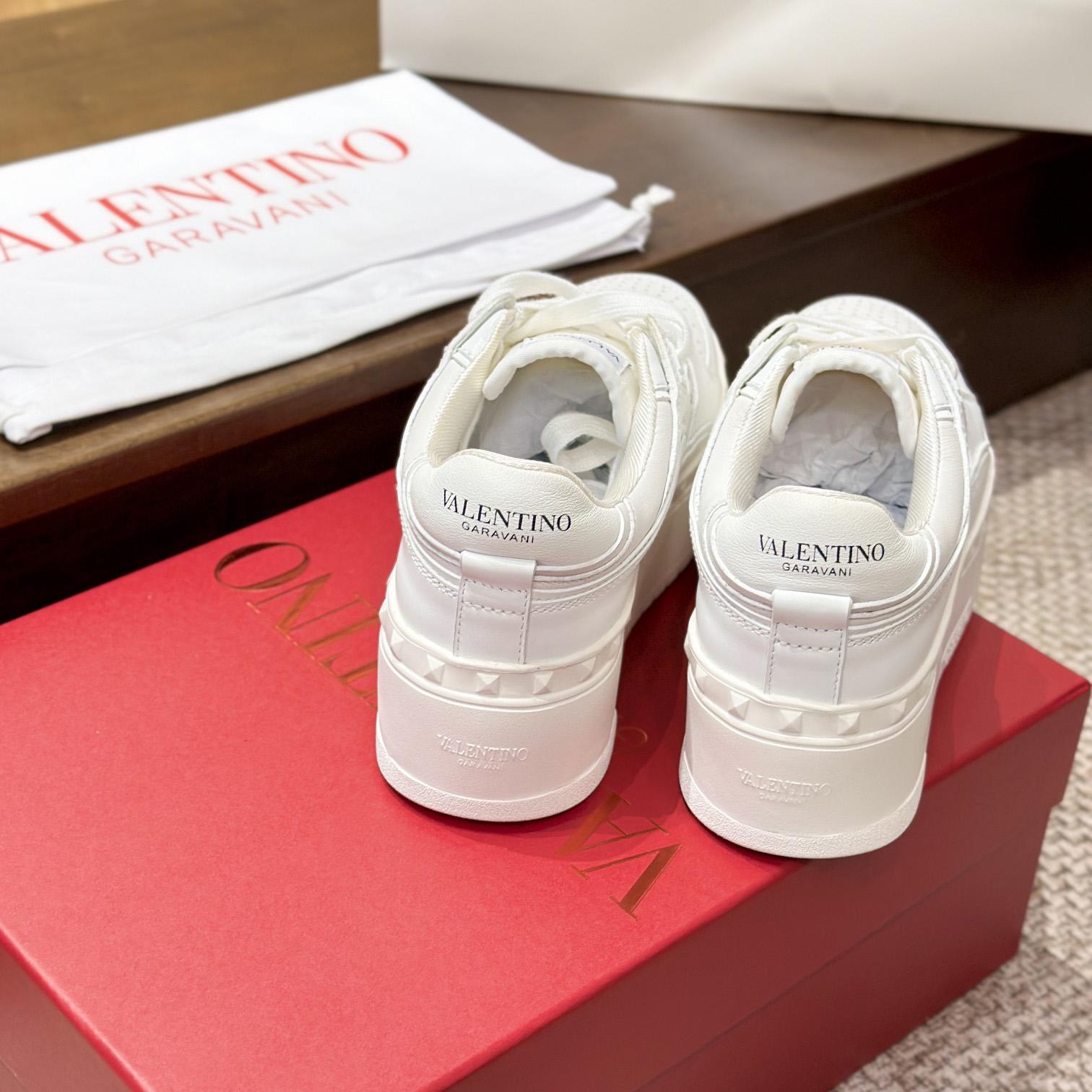 Valenti Garavani Freedots XL Leather Sneakers - DopestKickz