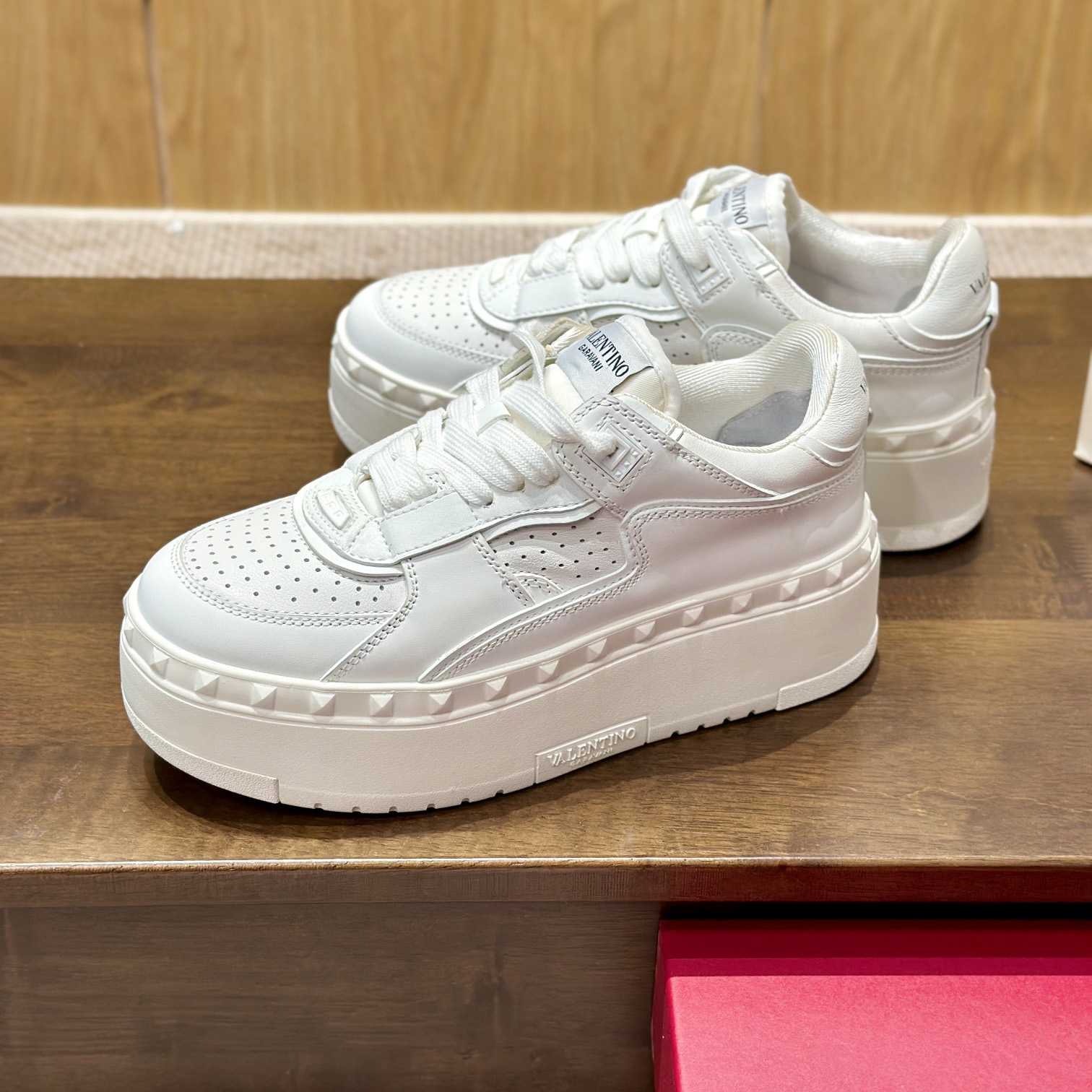 Valenti Garavani Freedots XL Leather Sneakers - DopestKickz