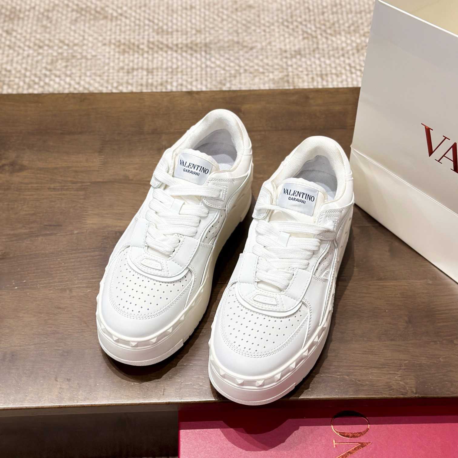 Valenti Garavani Freedots XL Leather Sneakers - DopestKickz