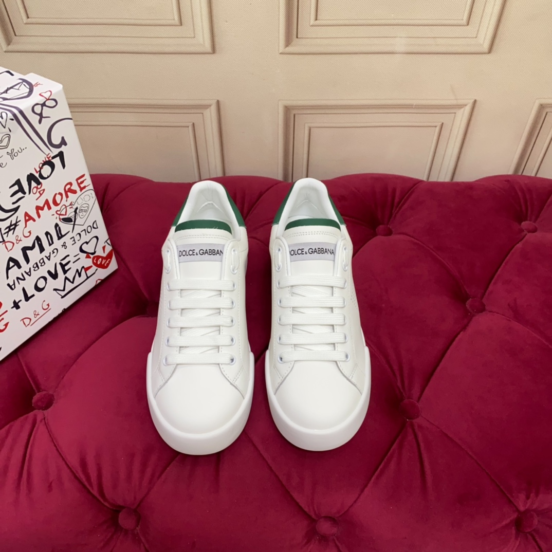 Dolce & Gabbana Calfskin Portofino sneakers   - DopestKickz