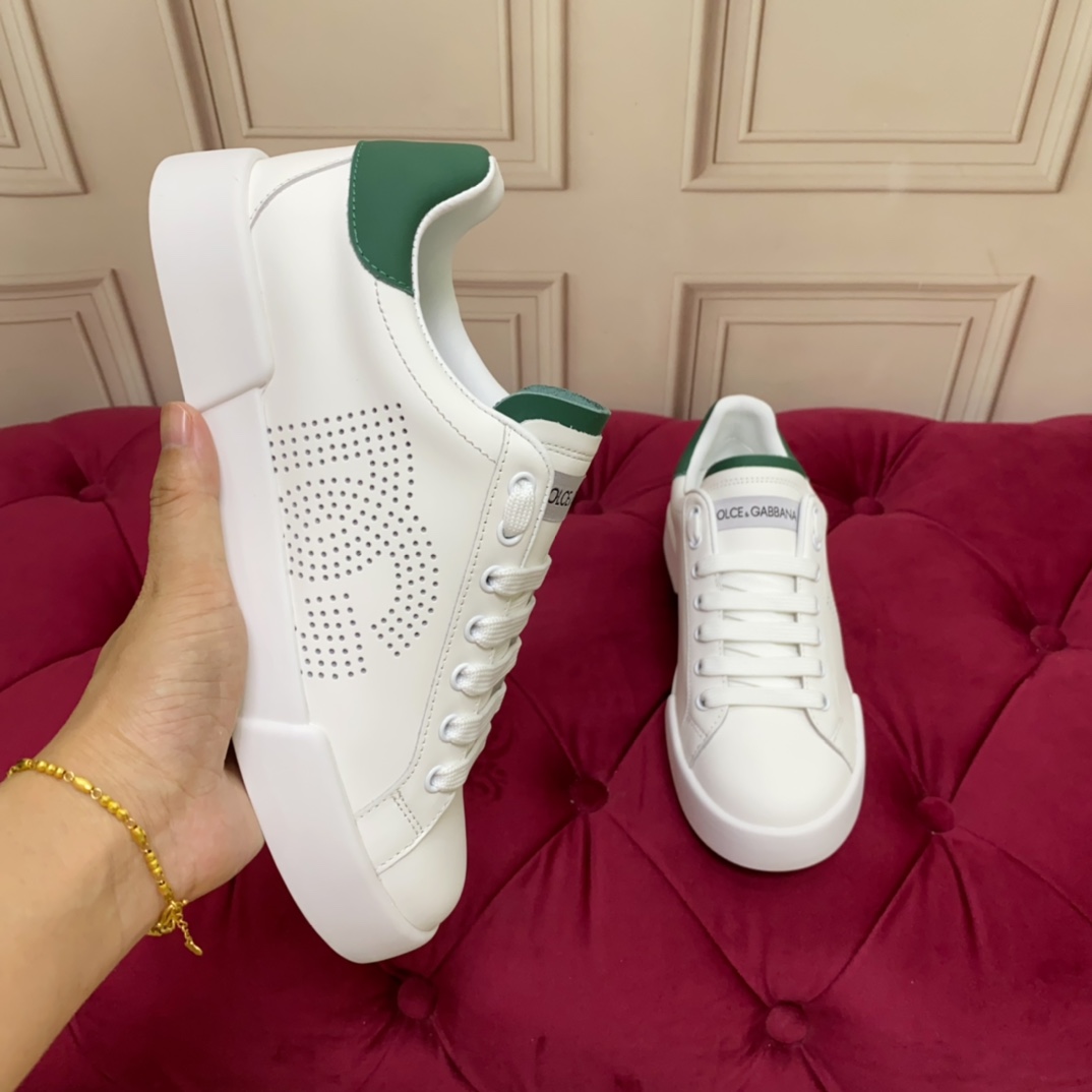 Dolce & Gabbana Calfskin Portofino sneakers   - DopestKickz