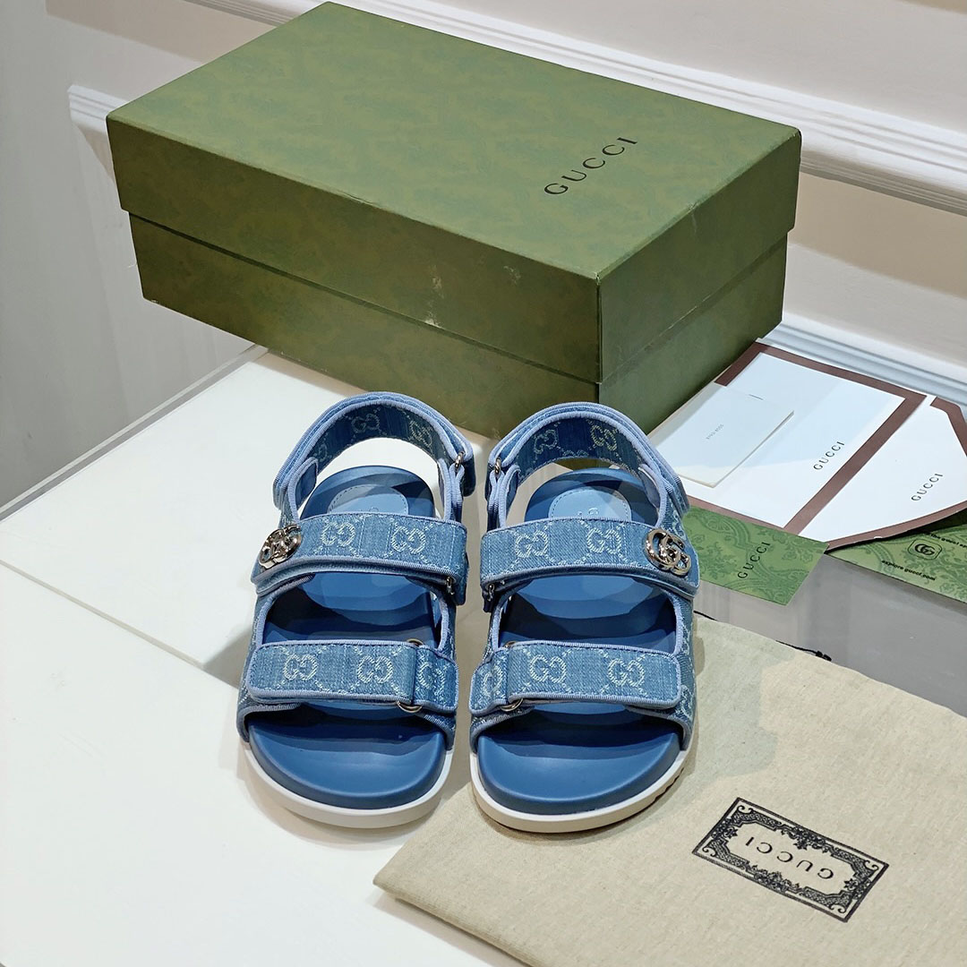 Gucci Women's Double G Sandal  - DopestKickz