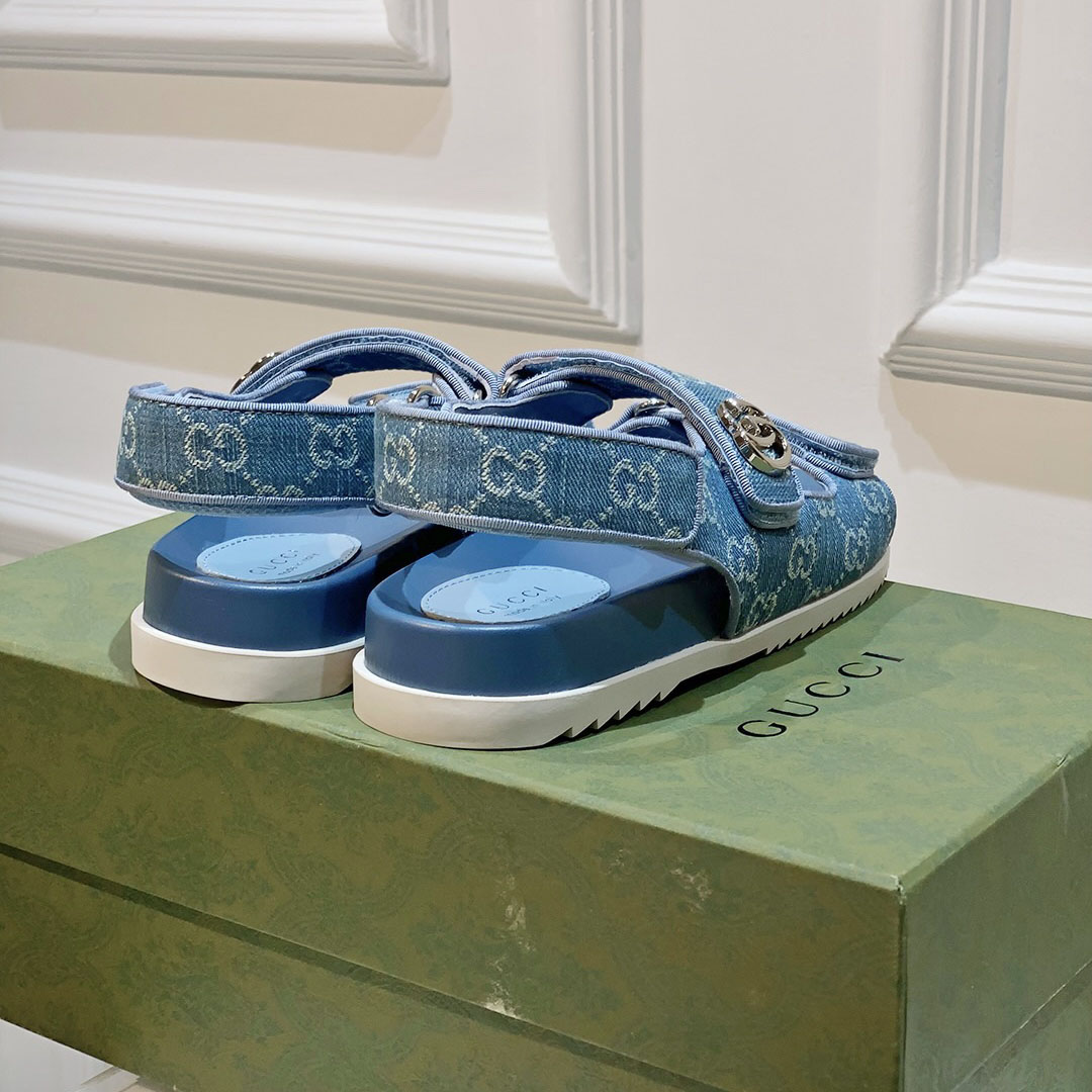 Gucci Women's Double G Sandal  - DopestKickz