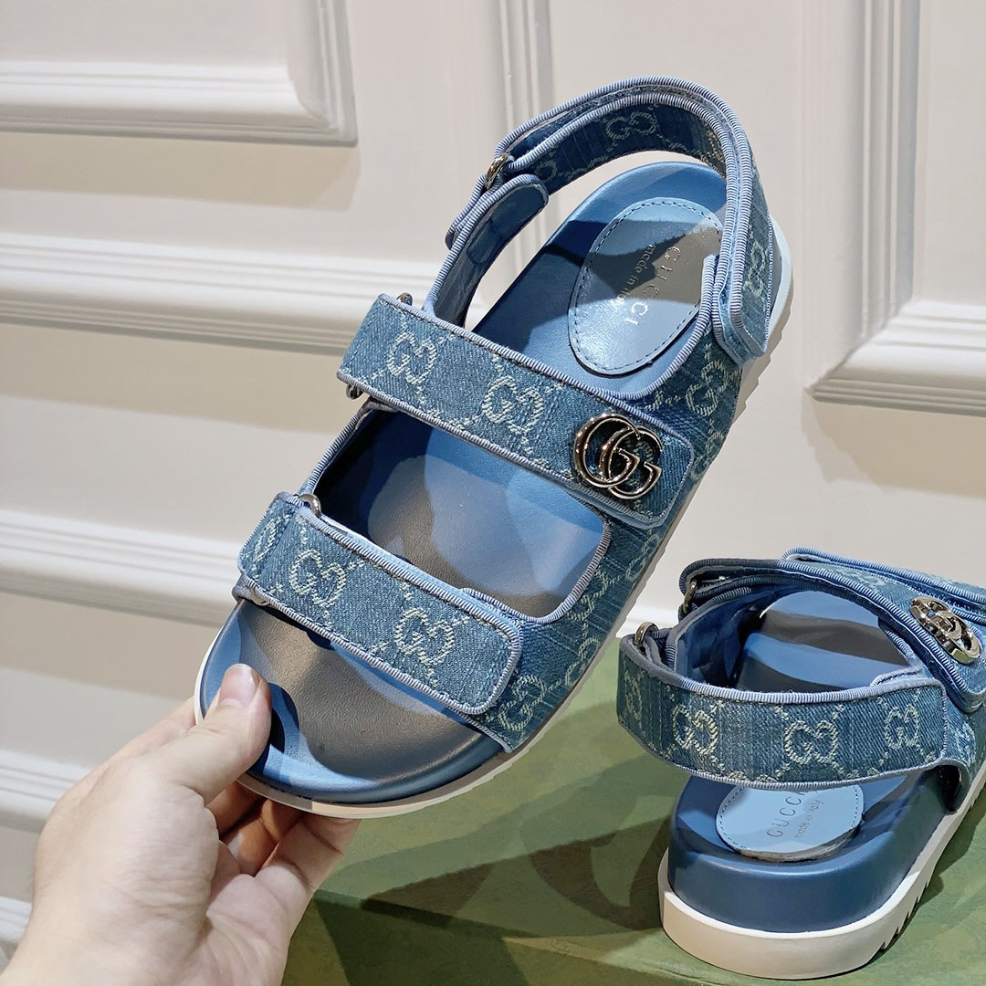 Gucci Women's Double G Sandal  - DopestKickz