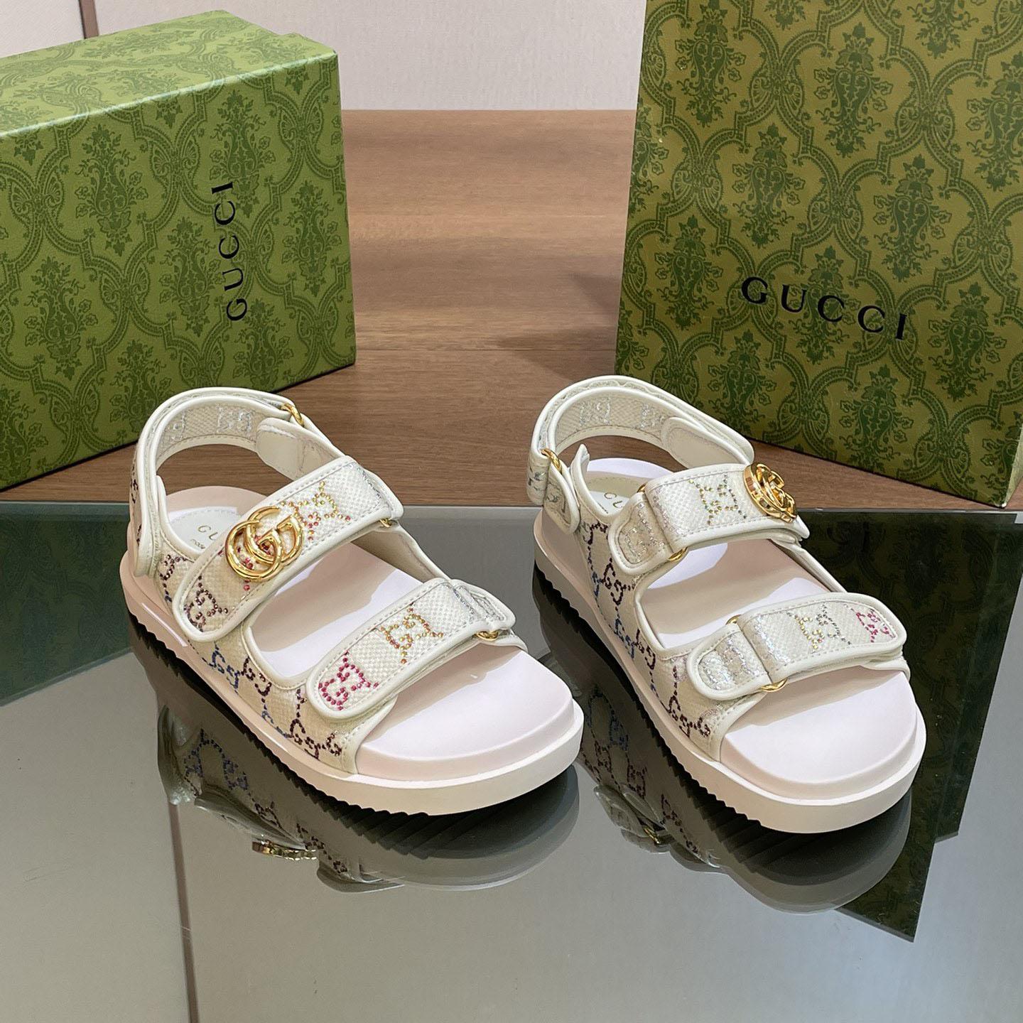 Gucci Women's Sandal With Double G - DopestKickz