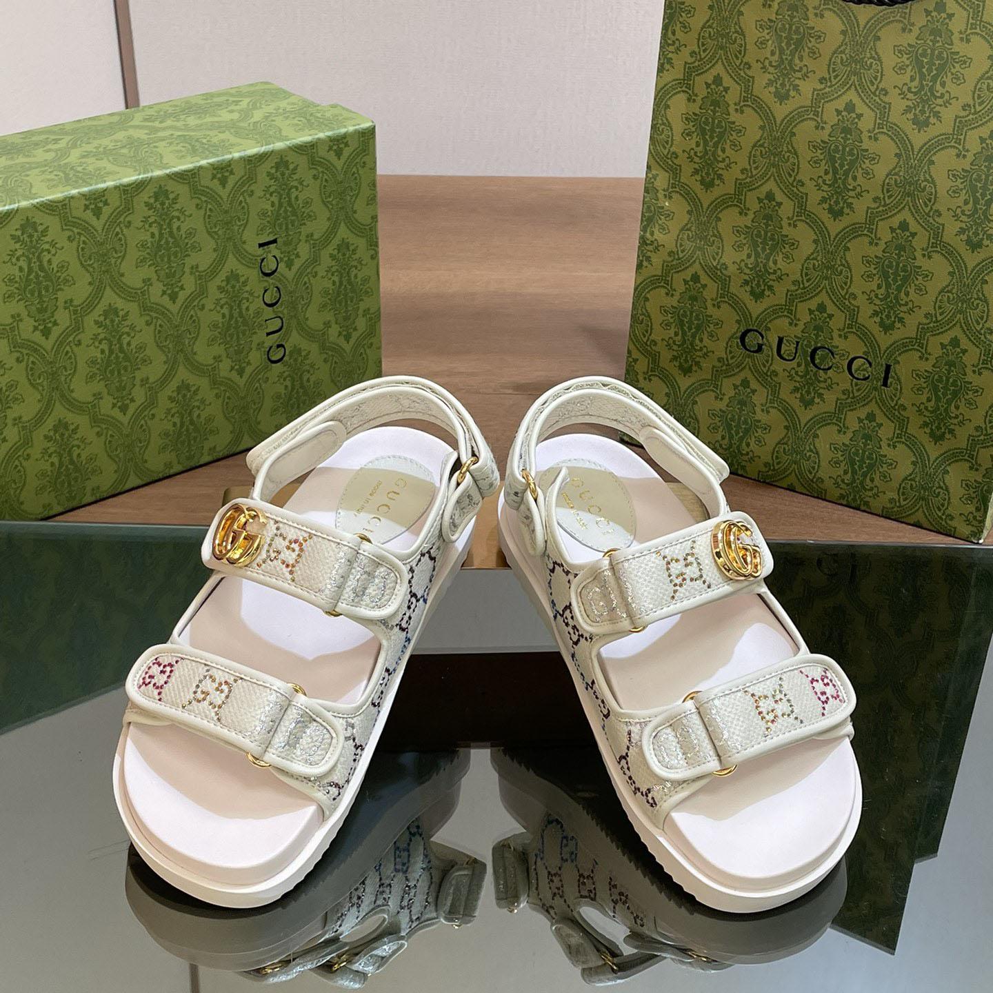 Gucci Women's Sandal With Double G - DopestKickz