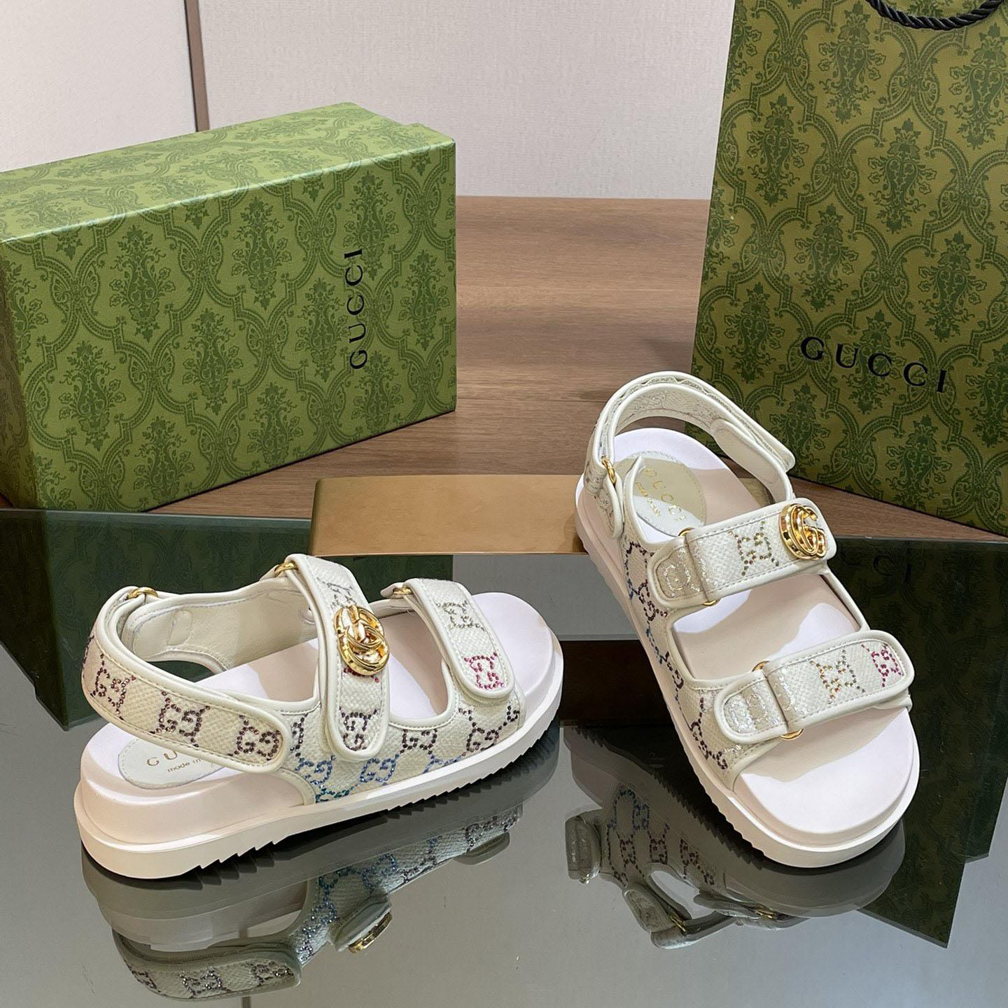 Gucci Women's Sandal With Double G - DopestKickz