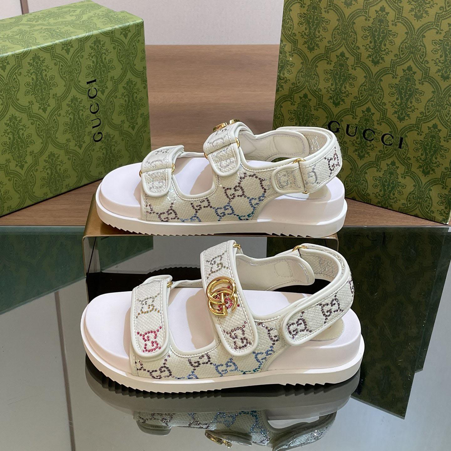 Gucci Women's Sandal With Double G - DopestKickz