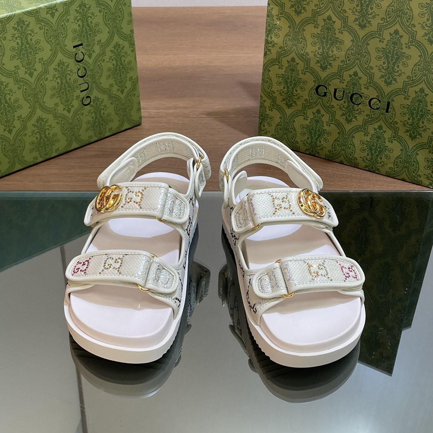 Gucci Women's Sandal With Double G - DopestKickz
