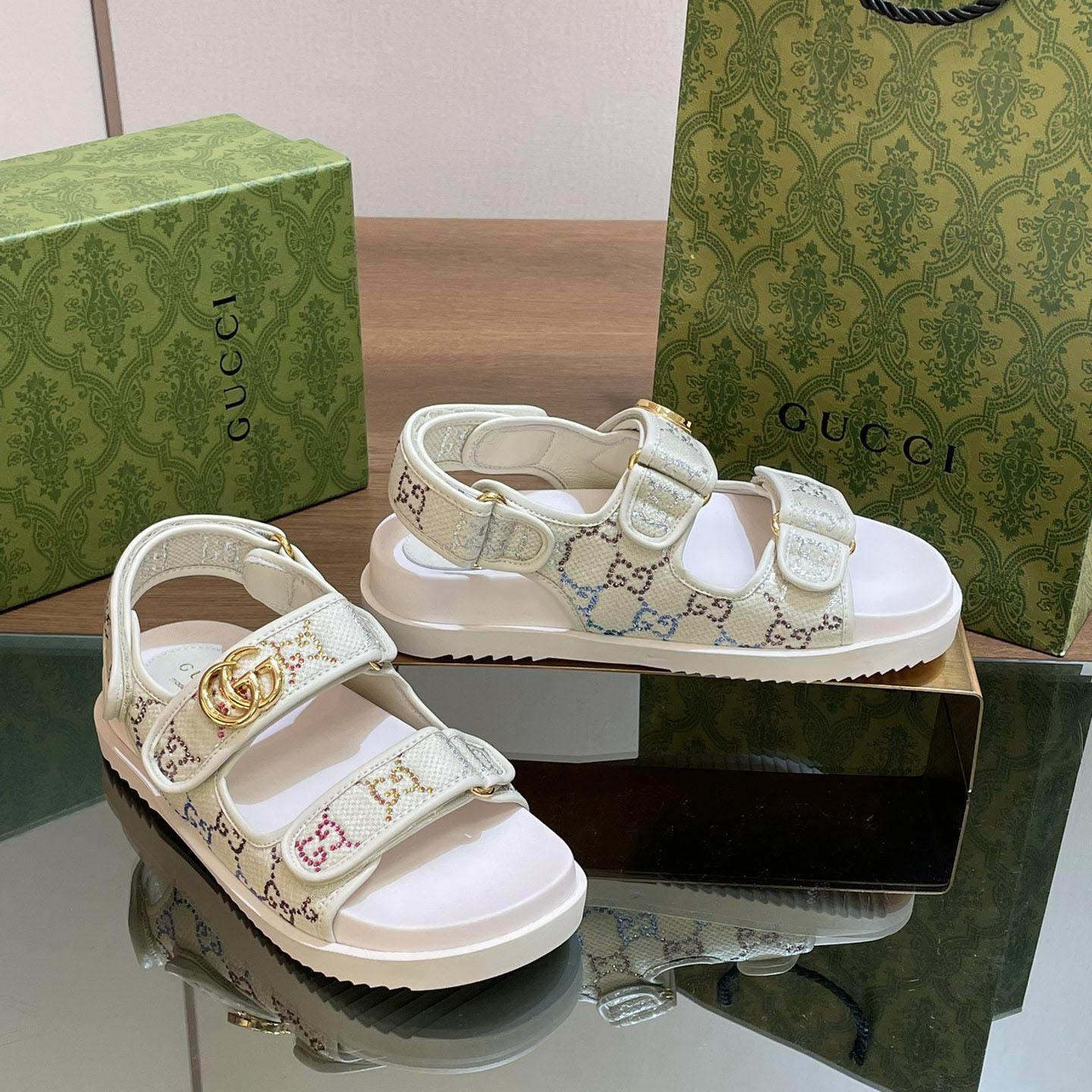 Gucci Women's Sandal With Double G - DopestKickz