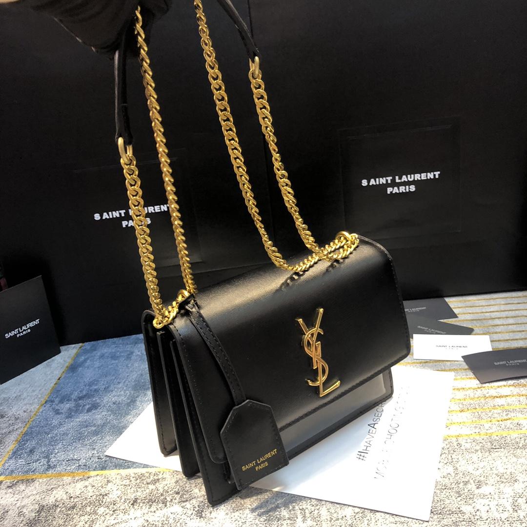 Saint Laurent Women Sunset Medium Leather Shoulder Bag （22x8x16 cm） - DopestKickz