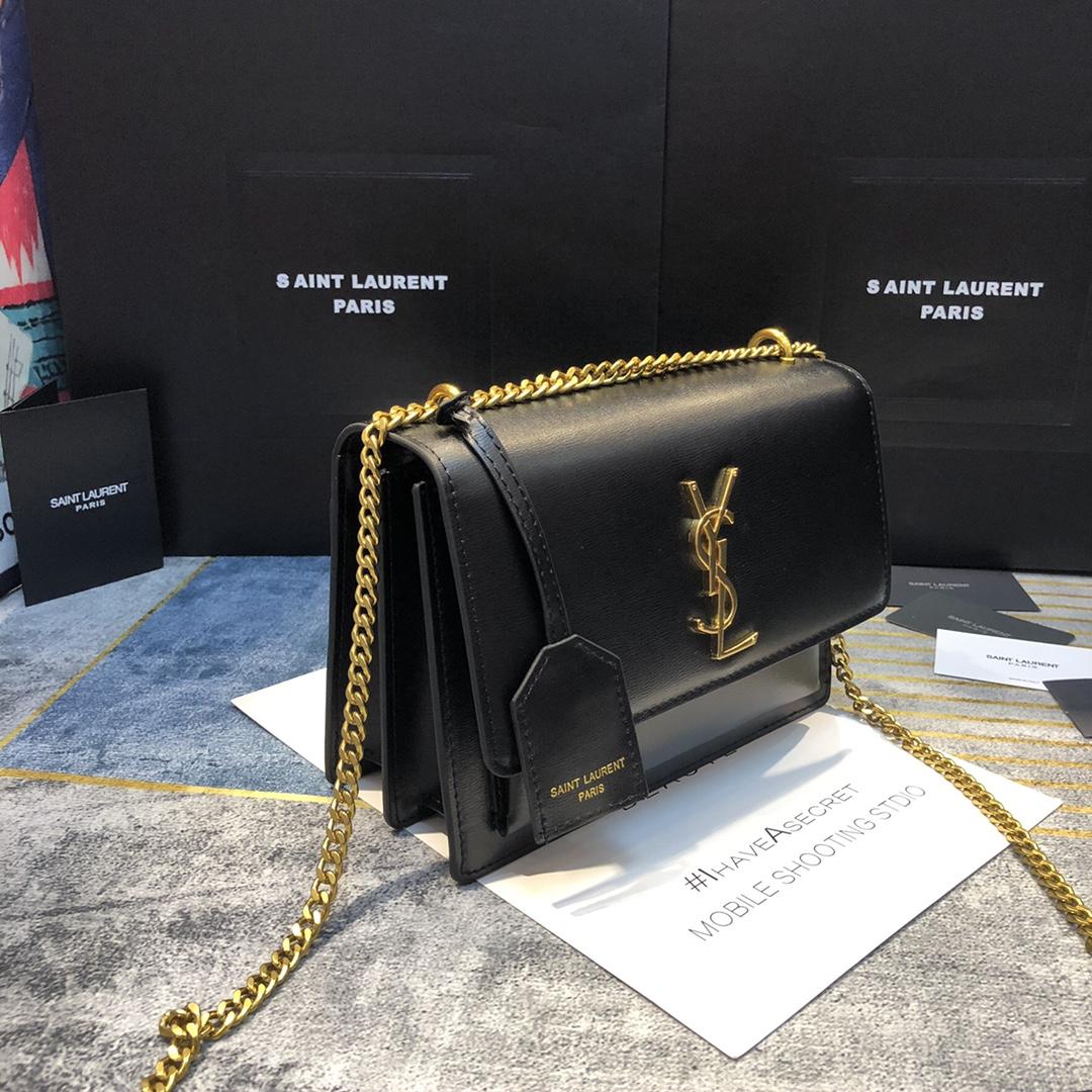 Saint Laurent Women Sunset Medium Leather Shoulder Bag （22x8x16 cm） - DopestKickz