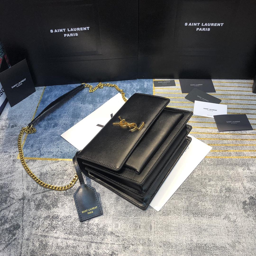 Saint Laurent Women Sunset Medium Leather Shoulder Bag （22x8x16 cm） - DopestKickz