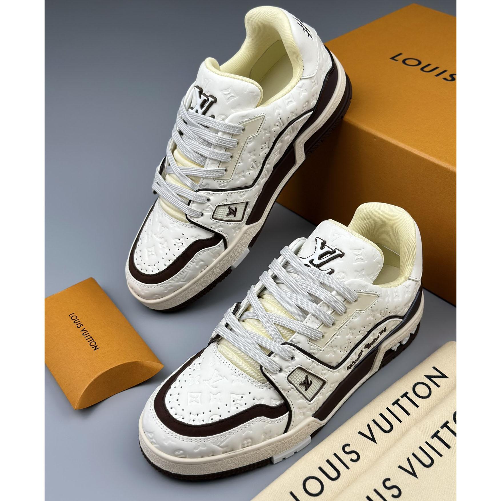 Louis Vuitton x Tyler LV Trainer Sneaker   - DopestKickz