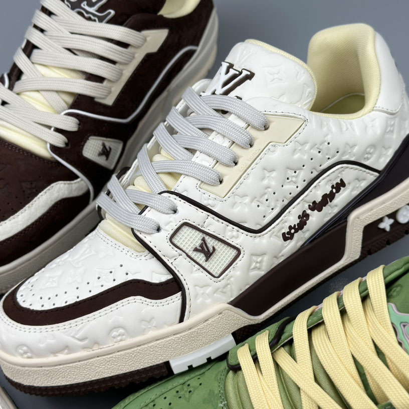 Louis Vuitton x Tyler LV Trainer Sneaker   - DopestKickz