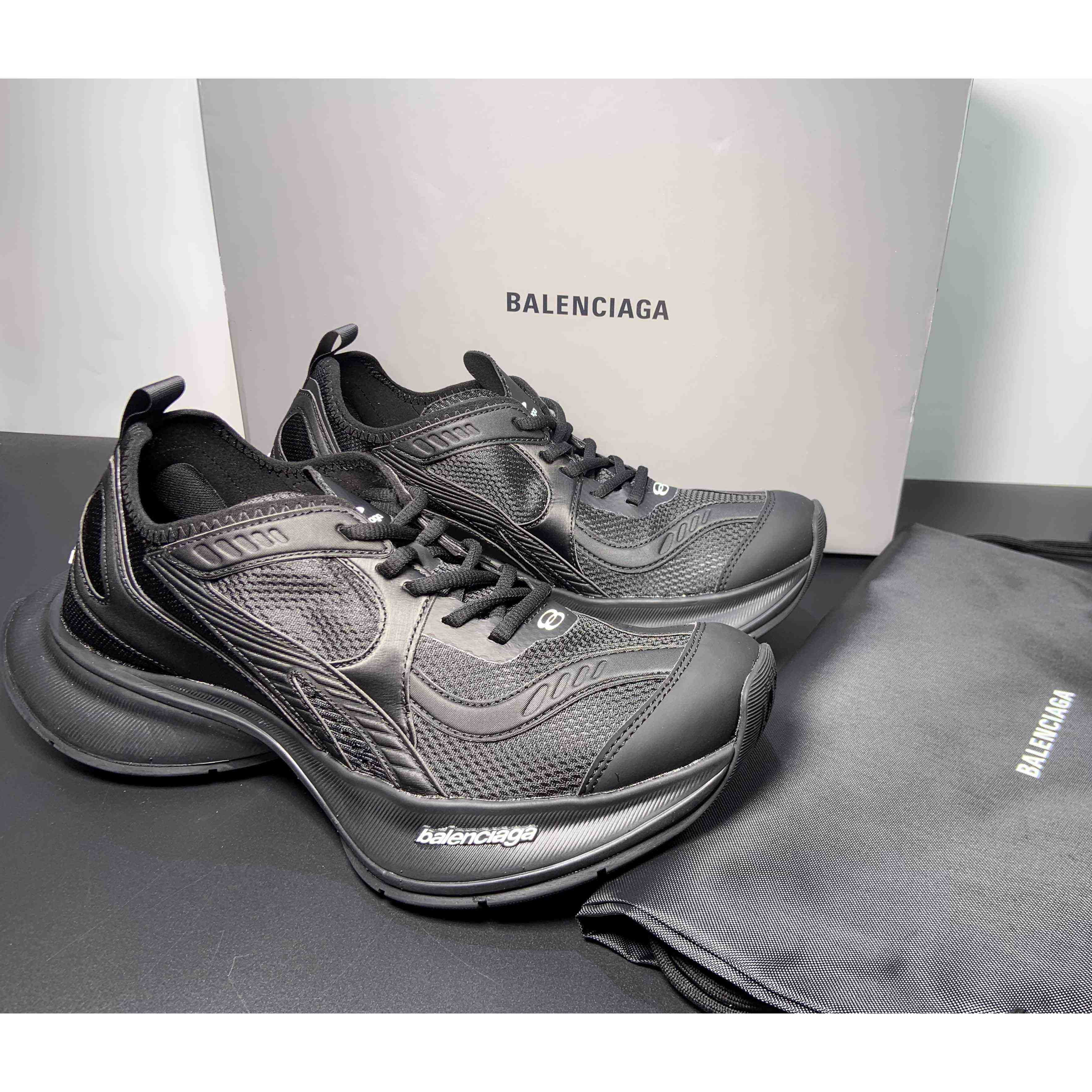 Balenciaga Circuit Sneaker In Black  - DopestKickz