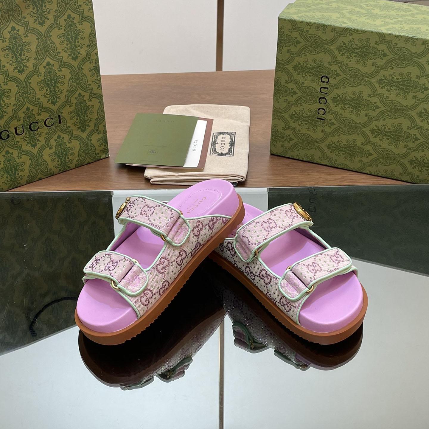 Gucci Women's Sandal With Double G - DopestKickz